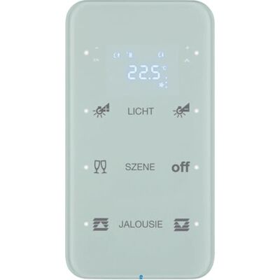 Hager 75643160 Interrupteur tactile en verre blanc - Lampe - Publicité Hager 75643160 Interrupteur tactile en verre blanc - Lampe - Publicité