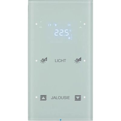 Hager 75642150 Weiß Glas Touchsensor - Lichtschalter Hager 75642150 Weiß Glas Touchsensor - Lichtschalter
