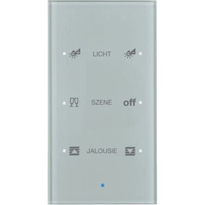 Berker 75143134 Lichtschalter - Glas-Sensor 3fach Aluminium Berker 75143134 Lichtschalter - Glas-Sensor 3fach Aluminium