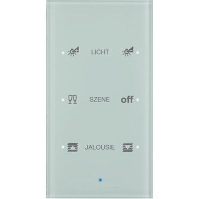 Berker 75143930 Weiß Glas Lichtschalter - Lichtschalter Berker 75143930 Weiß Glas Lichtschalter - Lichtschalter