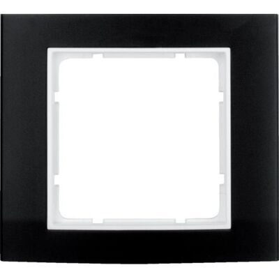 Berker 10113025 Rahmen - Metall, Schwarz/Weiß Berker 10113025 Rahmen - Metall, Schwarz/Weiß
