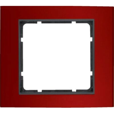 Berker 10113012 Wandplatte - 1 Schalter - Rot Berker 10113012 Wandplatte - 1 Schalter - Rot