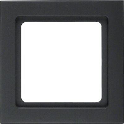 Hager 10116096 Plaque Murale - Anthracite Simple - Couverture d'Interrupteur - Publicité Hager 10116096 Plaque Murale - Anthracite Simple - Couverture d'Interrupteur - Publicité