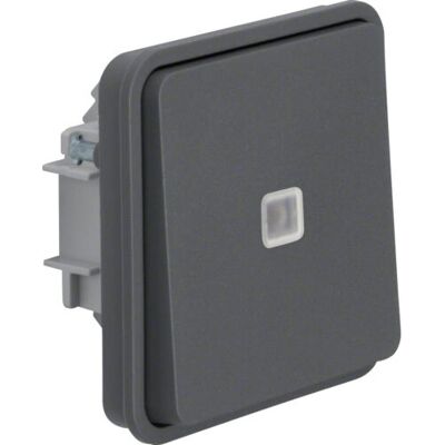 Hager 50463525 Enchufe gris - Interruptor IP55 Hager 50463525 Enchufe gris - Interruptor IP55