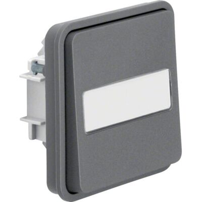 Hager 50413515 Prise Murale Grise - Interrupteur & Bouton-Poussoir - IP55 - Publicité Hager 50413515 Prise Murale Grise - Interrupteur & Bouton-Poussoir - IP55 - Publicité