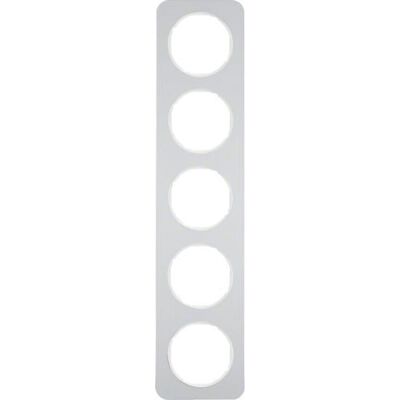 Berker 10152174 Aluminium Wandplatte - 5-fach Schaltereinsatz Berker 10152174 Aluminium Wandplatte - 5-fach Schaltereinsatz