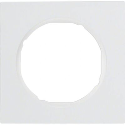 Berker 10112289 Plaque Murale Blanche - Cache Interrupteur - Wall Plate/Switch Cover - Publicité Berker 10112289 Plaque Murale Blanche - Cache Interrupteur - Wall Plate/Switch Cover - Publicité
