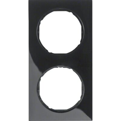Berker 10122245 Placa de Pared - Tapa de Interruptor, Negro Berker 10122245 Placa de Pared - Tapa de Interruptor, Negro