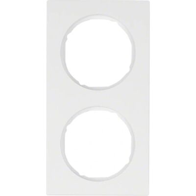 Berker 10122289 Coperchio Murale - 2 Moduli, Bianco, Serie R3 Berker 10122289 Coperchio Murale - 2 Moduli, Bianco, Serie R3