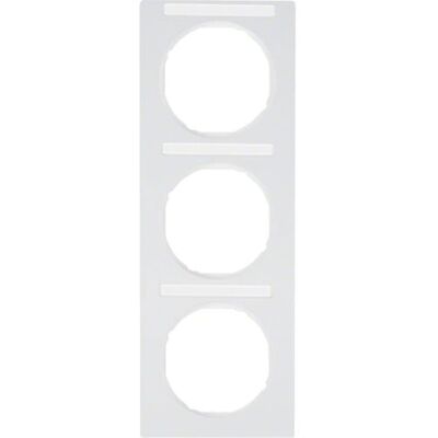 Berker 10132269 Weißer Rahmen 3-fach - Wandplate - Stoßfest, IP20 Berker 10132269 Weißer Rahmen 3-fach - Wandplate - Stoßfest, IP20