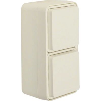 Berker 47703522 Weiße 2-fach Steckdose vertikal - Schuko Berker 47703522 Weiße 2-fach Steckdose vertikal - Schuko