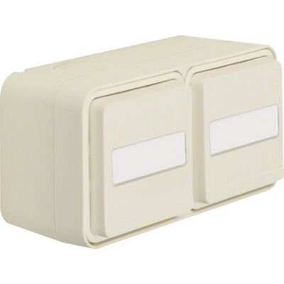 Hager 47753532 Lichtschalter und Steckdose - Light Switch and Power Outlet Hager 47753532 Lichtschalter und Steckdose - Light Switch and Power Outlet