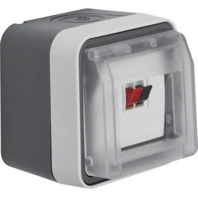 Berker 11963505 Lautsprecherdose - IP55 Staubgeschützt Berker 11963505 Lautsprecherdose - IP55 Staubgeschützt