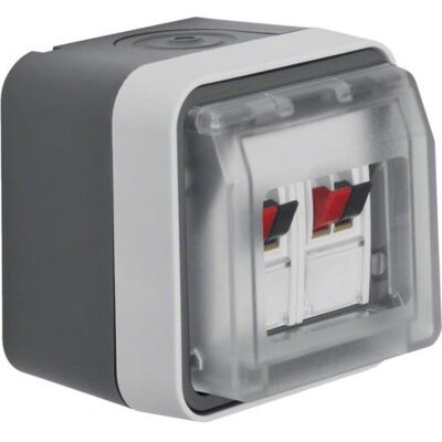 Berker 11963515 - Lautsprecherdose Stereo IP55 Berker 11963515 - Lautsprecherdose Stereo IP55