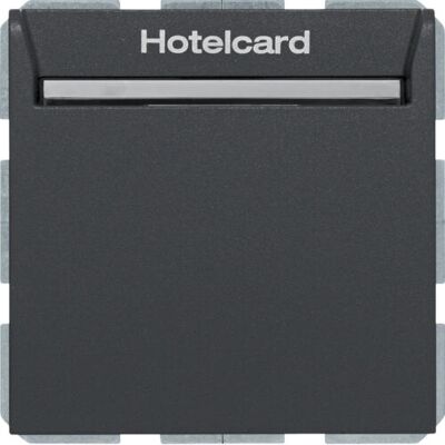 Hager 16409906 Wandplatte - Schalterabdeckung - Anthrazit Hager 16409906 Wandplatte - Schalterabdeckung - Anthrazit