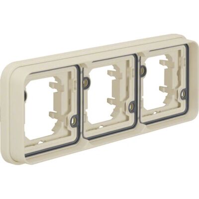 Hager 13303502 prise - 3 modules horizontaux - Blanc - Prise - Publicité Hager 13303502 prise - 3 modules horizontaux - Blanc - Prise - Publicité