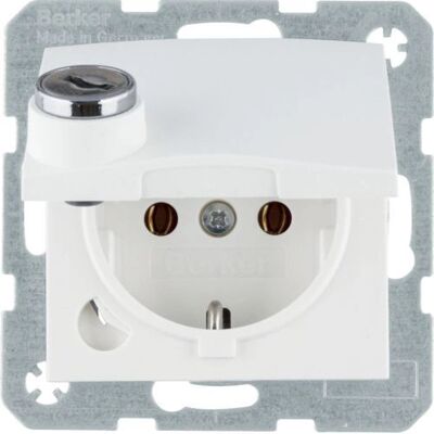 Berker 47631909 Weiß Type F Steckdose - Schutzkontakt, Isolierte Montage Berker 47631909 Weiß Type F Steckdose - Schutzkontakt, Isolierte Montage
