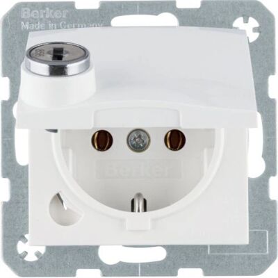 BERKER 41638989 - SCHUKO-Steckdose polarweiß glänzend 41638989 BERKER 41638989 - SCHUKO-Steckdose polarweiß glänzend 41638989