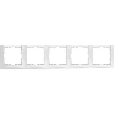 Berker 10258919 Plaque murale - 5 modules, blanc, brillant - Publicité Berker 10258919 Plaque murale - 5 modules, blanc, brillant - Publicité