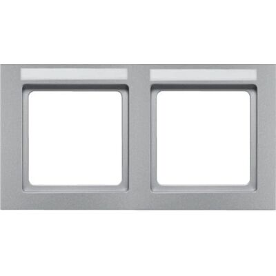 Berker 10226094 Cadre en aluminium - Capot de commutateur - Publicité Berker 10226094 Cadre en aluminium - Capot de commutateur - Publicité