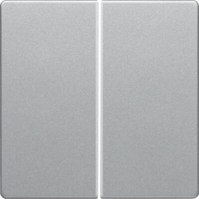 BERKER 85142124 Wandplatte/Schalterabdeckung Aluminium BERKER 85142124 Wandplatte/Schalterabdeckung Aluminium