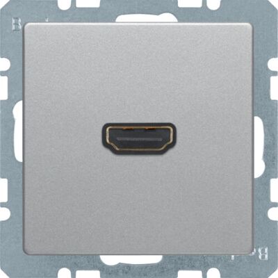 Hager 3315436084 Prise HDMI en Aluminium - Haute Définition - Publicité Hager 3315436084 Prise HDMI en Aluminium - Haute Définition - Publicité
