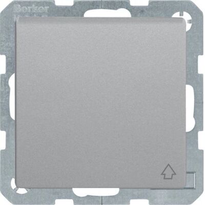 Berker 47516064 Aluminium Steckdose mit Klappdeckel Berker 47516064 Aluminium Steckdose mit Klappdeckel