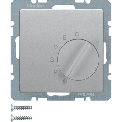 Hager 20266084 Aluminium Thermostat für Heizung und Kühlung - Steckdose Hager 20266084 Aluminium Thermostat für Heizung und Kühlung - Steckdose