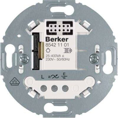 Berker 85421101 - Tastdimmer - 2-Draht, Rundring, Bluetooth nicht unterstützt Berker 85421101 - Tastdimmer - 2-Draht, Rundring, Bluetooth nicht unterstützt