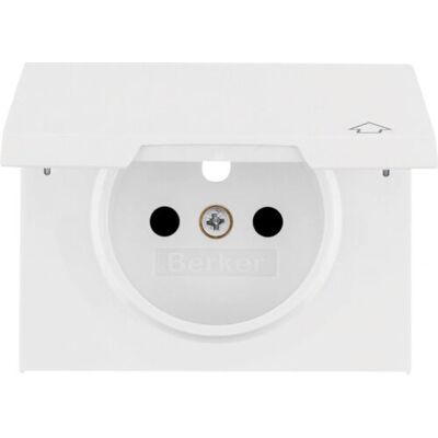 Hager 3965777109 Prise S blanche - Interrupteur & Capot - Publicité Hager 3965777109 Prise S blanche - Interrupteur & Capot - Publicité