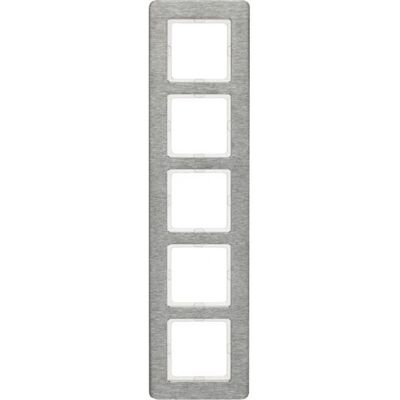 Berker 10156083 Edelstahl Wandplate - Rahmen 5fach Berker 10156083 Edelstahl Wandplate - Rahmen 5fach