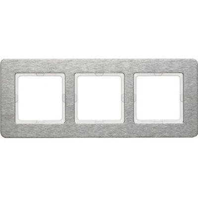 Berker 10236083 Edelstahl Wandplatte - 3-fach Horizontal - Schalterabdeckung Berker 10236083 Edelstahl Wandplatte - 3-fach Horizontal - Schalterabdeckung