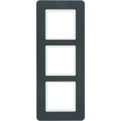 Hager 10136186 Steckdose - Rahmen 3fach Q.7 anthrazit Hager 10136186 Steckdose - Rahmen 3fach Q.7 anthrazit