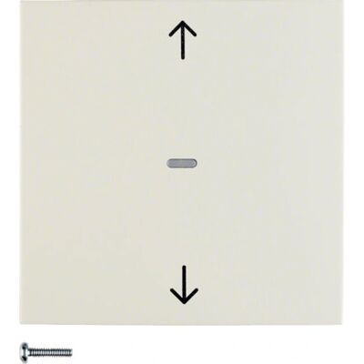 Hager 85245282 - KNX-Funk Jalousie-Taste weiß glänzend - Elektrischer Schalter Hager 85245282 - KNX-Funk Jalousie-Taste weiß glänzend - Elektrischer Schalter