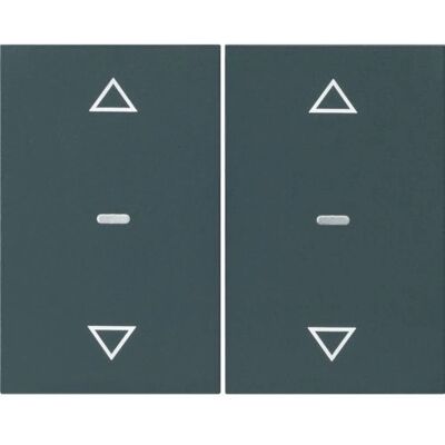 Berker 80961375 Schalterzubehör - Anthrazit - Zweigeteilte Abdeckung Berker 80961375 Schalterzubehör - Anthrazit - Zweigeteilte Abdeckung