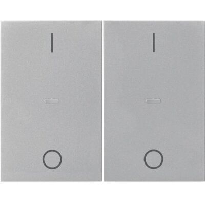Berker 80962373 Edelstahl 2-fach Tastsensor-Abdeckung - Schalterzubehör Berker 80962373 Edelstahl 2-fach Tastsensor-Abdeckung - Schalterzubehör