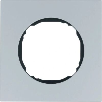 Berker 10112674 Cadre Aluminium 1-fach Plat IP20 - Publicité Berker 10112674 Cadre Aluminium 1-fach Plat IP20 - Publicité