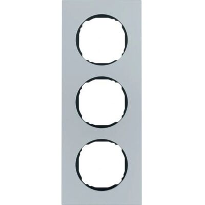 Berker 10132674 Aluminium Rahmen - 3-fach, Flach, IP20 Berker 10132674 Aluminium Rahmen - 3-fach, Flach, IP20