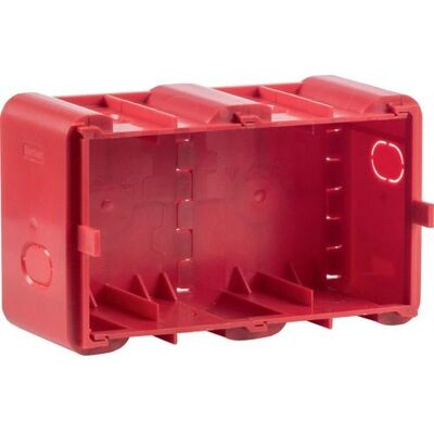 Berker 18720020 Gehäuse 2fach UP - Wandmontiert, 2-Fach, Rot Berker 18720020 Gehäuse 2fach UP - Wandmontiert, 2-Fach, Rot