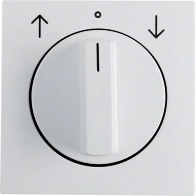 Berker 1080190900 Placa de Pared - Tapa de Interruptor, Blanco Berker 1080190900 Placa de Pared - Tapa de Interruptor, Blanco