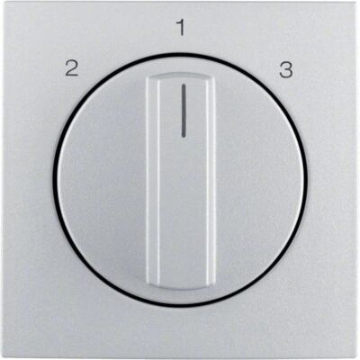 Berker 1084140400 Aluminium Wandplatte - 3-Position Schalterabdeckung Berker 1084140400 Aluminium Wandplatte - 3-Position Schalterabdeckung