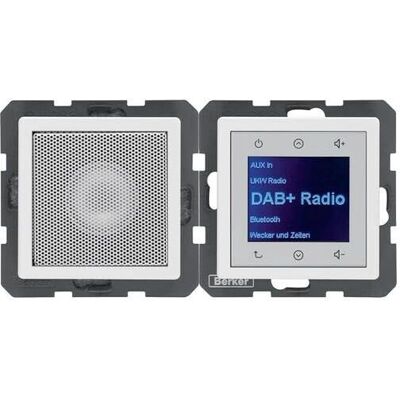 Berker B 30806089 - Radio Weiss - DAB+ FM Bluetooth Berker B 30806089 - Radio Weiss - DAB+ FM Bluetooth