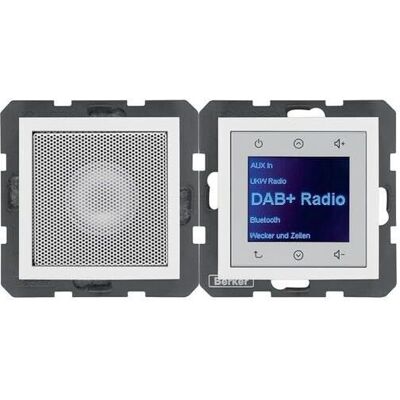Berker BERK Radio Touch - Radio DAB+ FM Bluetooth pour intérieur Berker BERK Radio Touch - Radio DAB+ FM Bluetooth pour intérieur