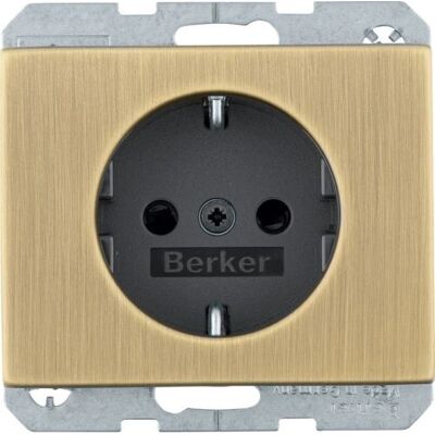 Berker MAN0104017 Messing Typ F Steckdose Berker MAN0104017 Messing Typ F Steckdose
