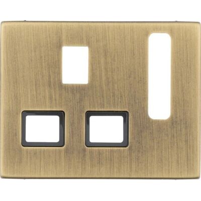 Berker MAN0104717 Messing Wandplatte - Britischer Standard Schalterabdeckung Berker MAN0104717 Messing Wandplatte - Britischer Standard Schalterabdeckung