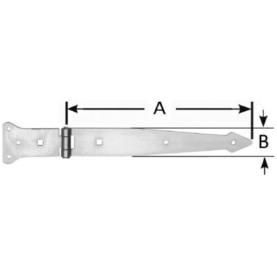 Pollmann Werfgehänge 45 x 3,75 x 400 mm hell verzinkt - Hanging Bracket Pollmann Werfgehänge 45 x 3,75 x 400 mm hell verzinkt - Hanging Bracket