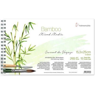 Hahnemühle Bamboo Carnet de Voyage - 265gsm Mischpapier - Natur Hahnemühle Bamboo Carnet de Voyage - 265gsm Mischpapier - Natur