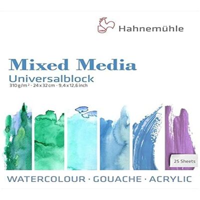 Hahnemühle Universal Mixed Media Pads - Art Paper 24x32cm Hahnemühle Universal Mixed Media Pads - Art Paper 24x32cm