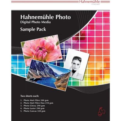 Hahnemühle Fotopapper Provpaket Hahnemühle Fotopapper Provpaket