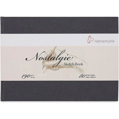 Hahnemuehle - Nostalgie Sketchbook - 40 folhas Hahnemuehle - Nostalgie Sketchbook - 40 folhas